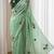 Sea Green Color  Handwork Khatali Butta With Cutdana Sequence work  Silk Saree