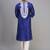 royal blue silk embroidered kurta pajama set