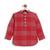 Red checks cotton kurta