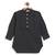 Black checks cotton kurta
