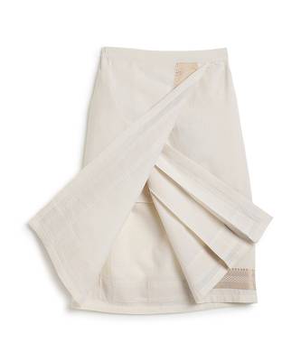 kids cream woven cotton mundu 5