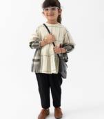 Cream checks cotton co ord set