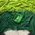 Parrot Geen Color Handwork Khatali Work Georgette Saree