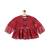 Maroon jacquard cotton co ord set