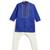 Blue embroidered cotton kurta set
