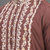 brown silk kurta patiala with heavy embroidery