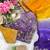 Purple Color embroidery sequence work sartin  Saree