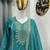 Teal color faux georgette embroidery work party wear salwar suit