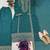 Teal color faux georgette embroidery work party wear salwar suit
