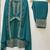Teal color faux georgette embroidery work party wear salwar suit