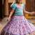 Soft silk zari weaving south style kids lehenga choli