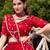Lovable Red Bandhej Printed Chanderi Wedding Wear Lehenga Choli