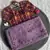 Purple Color handwork  rich pallu butterfly patola butta  art silk saree