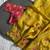 Yellow Color handwork  rich pallu butterfly patola butta  silk saree