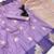 Light purple soft silk saree with zari weaving & peacock motifs