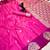 Pink soft silk saree with zari weaving & rajhans motifs