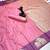 Light baby pink soft silk saree with zari weaving & elephant motifs
