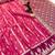 Pink soft silk saree with zari weaving & striped motifs