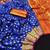 Royal blue soft banarasi silk saree with zari weaving & rich pallu
