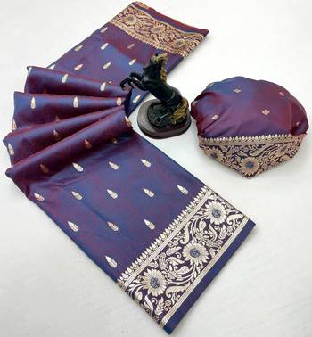 Rama green banarasi silk saree with embossed weaving design 2