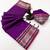 Wine munga silk saree with zari stripe design & designer border