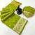 Parrot green banarasi silk saree with self weaving design & rich zari pallu