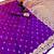 Magenta paithani banarasi silk saree with zari weaving & rich pallu