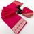 Hot pink soft silk saree with zari gala design & rich woven pallu
