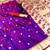 Magenta soft silk paithani saree with flora zari weaving & muniya border