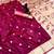 Pink soft silk paithani saree with flora zari weaving & muniya border