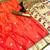 Orange soft silk paithani saree with flora zari weaving & muniya border