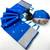 Royal blue soft silk paithani saree with floral zari border & designer pallu