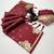 Maroon banarasi silk saree with swan zari motifs & designer pallu