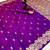 Magenta soft silk saree with butti design & floral zari border