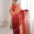 Ombre gradient saree with intricate embroidery lace border | premium ethnic saree for wedding, party & festive wear