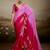 Soft chiffon saree with summer gradient shades & zari woven chit pallu