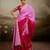 Soft chiffon saree with summer gradient shades & zari woven chit pallu