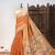 Premium soft pure tissue tussar silk saree with warli printed pallu & contrast border – traditional print
