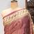 Premium soft pure tissue tussar silk saree with warli printed pallu & contrast border – traditional print