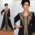 Luxurious Black Kaftan With Gold Work Stitched Dress