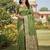 Mehndi Green Color Zari Meena and With Butti Work Sartin Saree