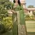 Mehndi Green Color Zari Meena and With Butti Work Sartin Saree