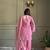 Pink farshi salwar suit with siroski work