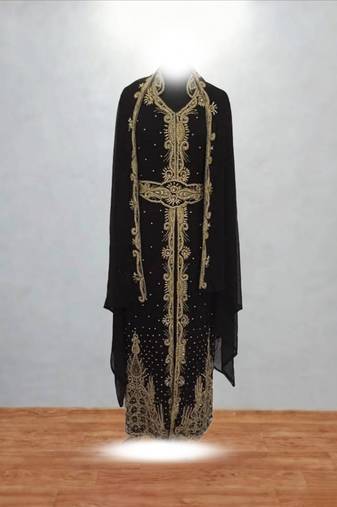 Black Elegant Festive & Wedding Wear Ethnic Outfit