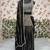 Black Color Dori And Embellished With Real Mirror Work  Faux Georgette  Ready to Wear Saree