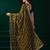 Mehendi embroidered embellished bollywood net saree with blouse