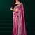 Light pink embroidered embellished bollywood net saree with blouse