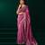 Light pink embroidered embellished bollywood net saree with blouse