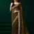 Mehendi embroidered embellished bollywood net saree with blouse
