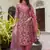 Pink cotton kota checks salwar suit